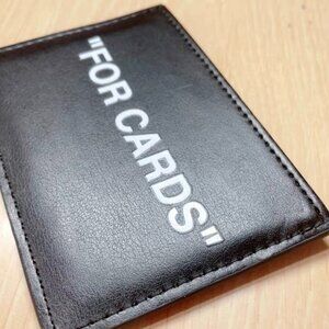 OFF-WHITE Quote "FOR CARDS" Card Holder